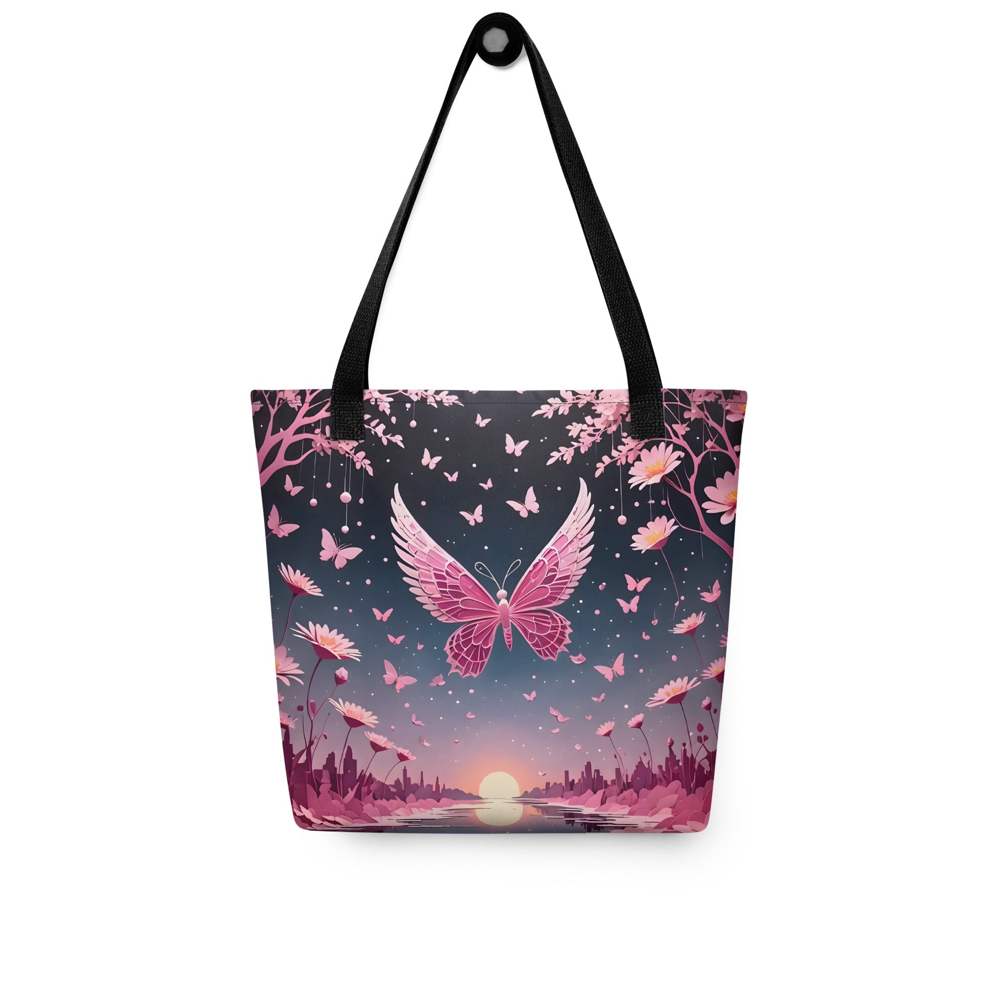 Pink Butterfly THE TOTE BAG