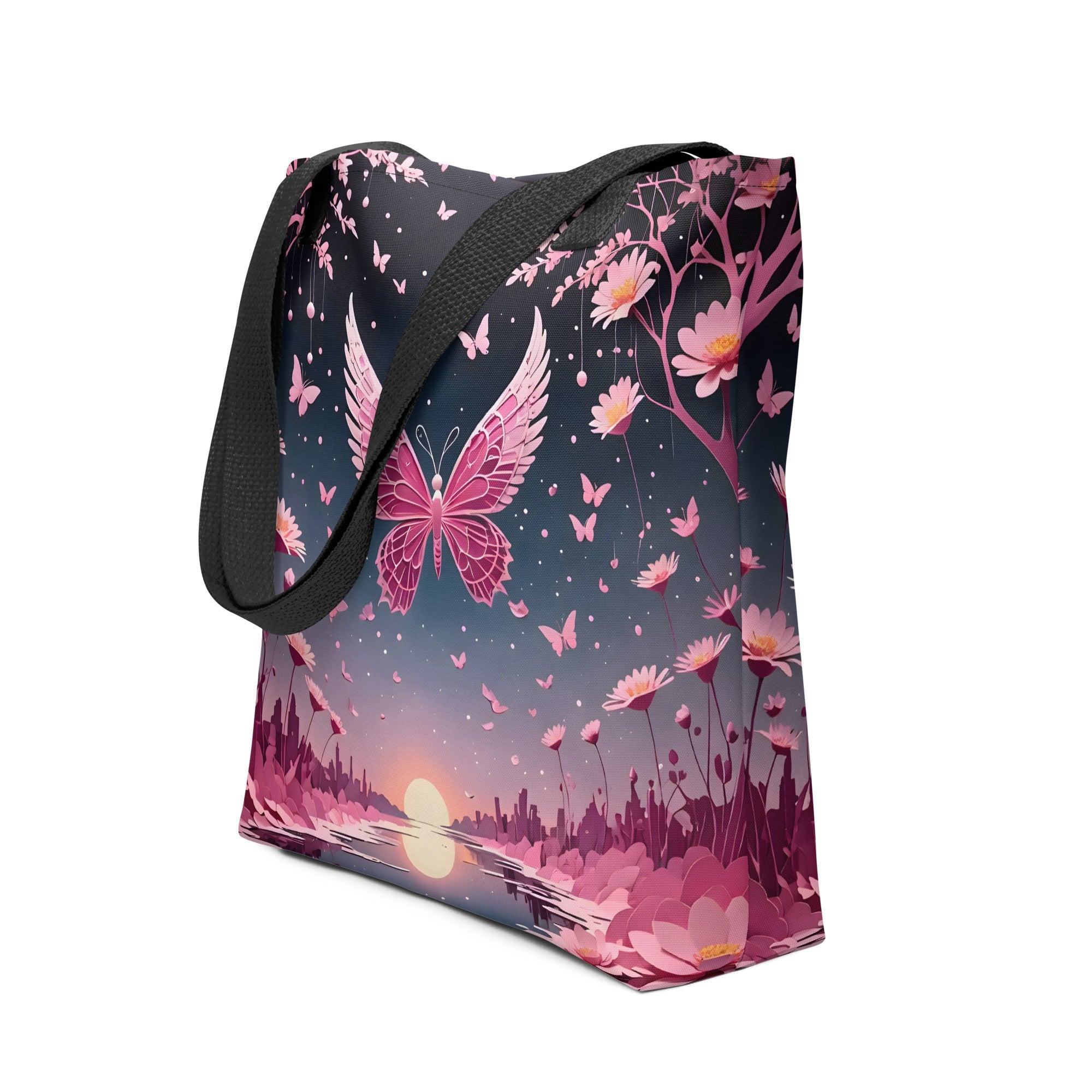 Pink Butterfly THE TOTE BAG