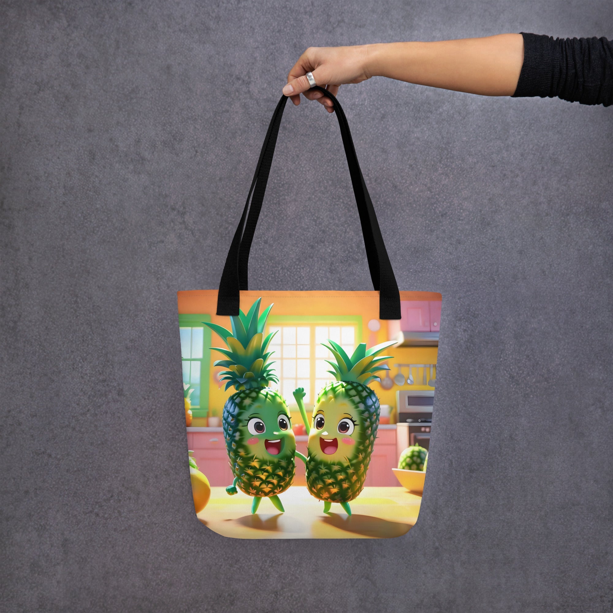 Happy Pineapple THE TOTE BAG