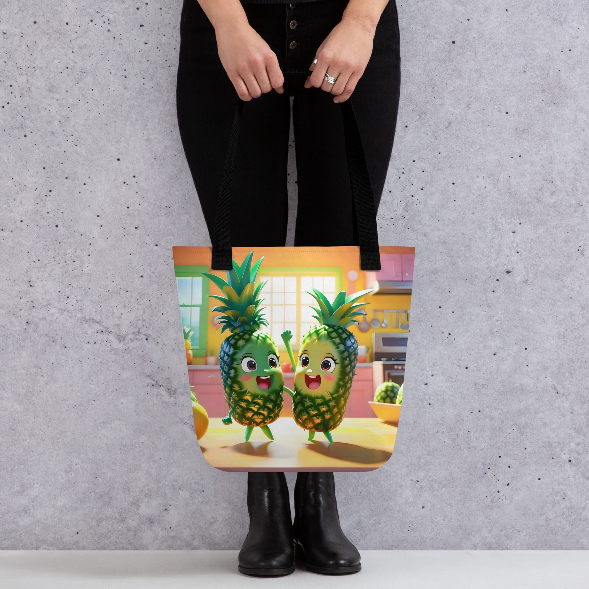 Happy Pineapple THE TOTE BAG