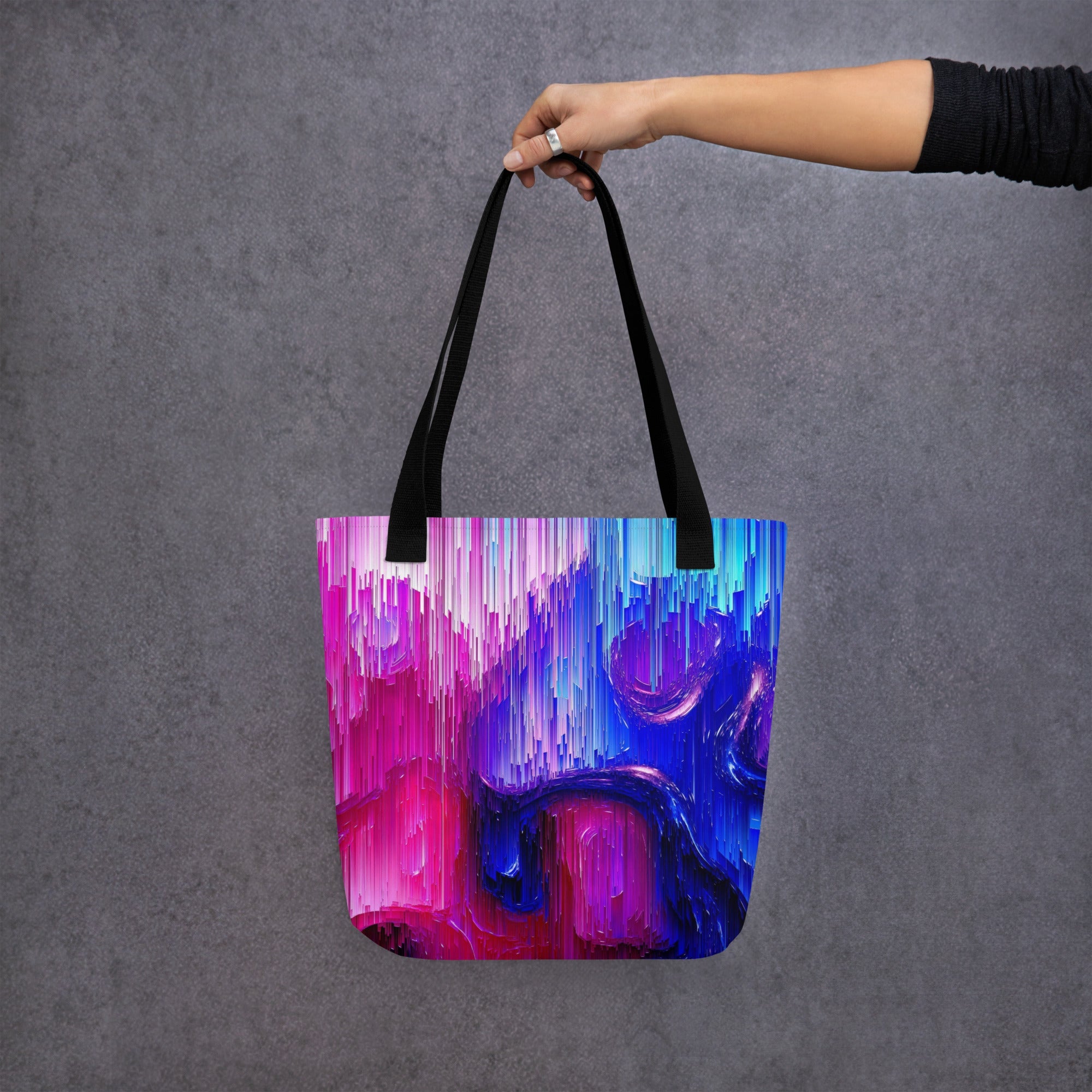 Red Blue Splash THE TOTE BAG