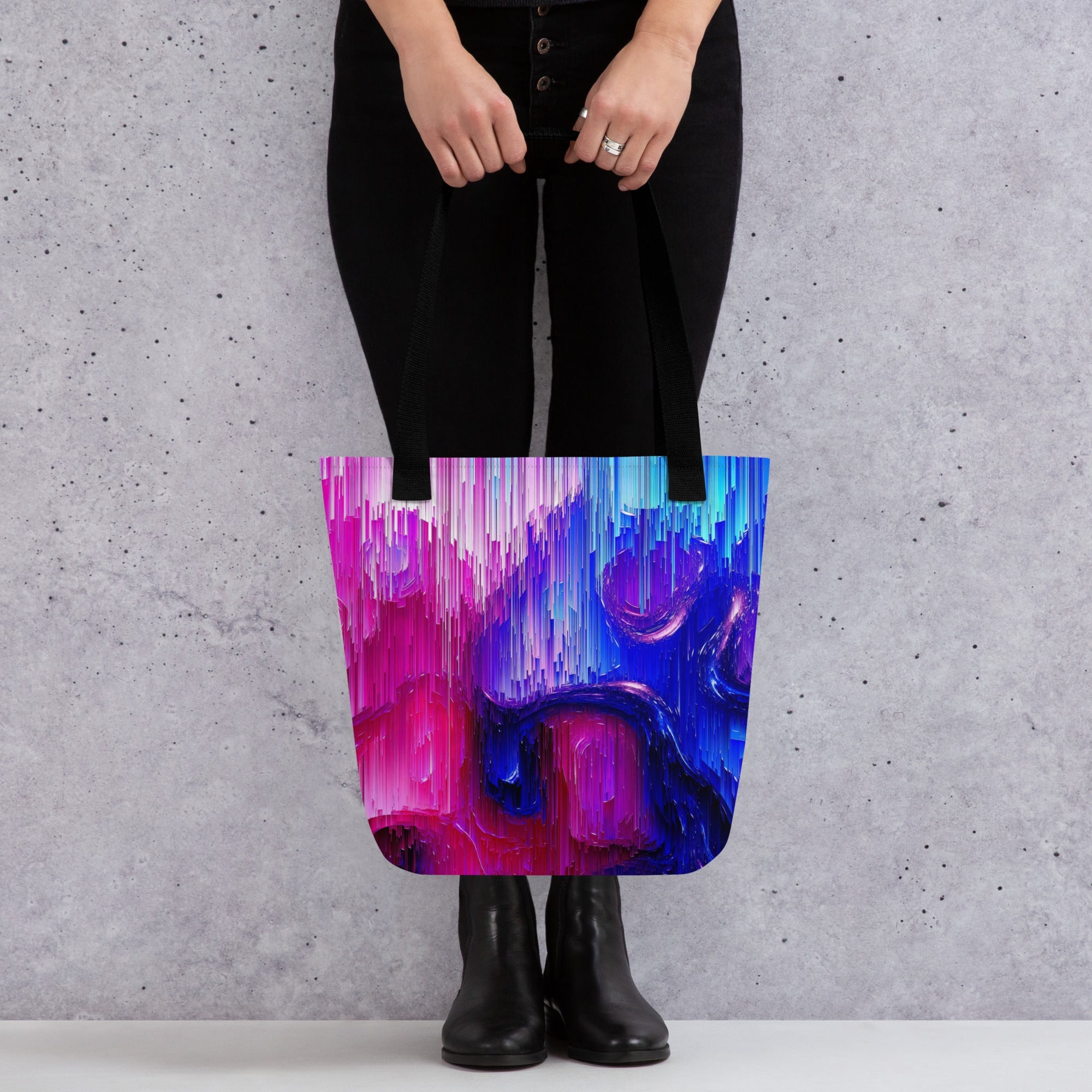 Red Blue Splash THE TOTE BAG