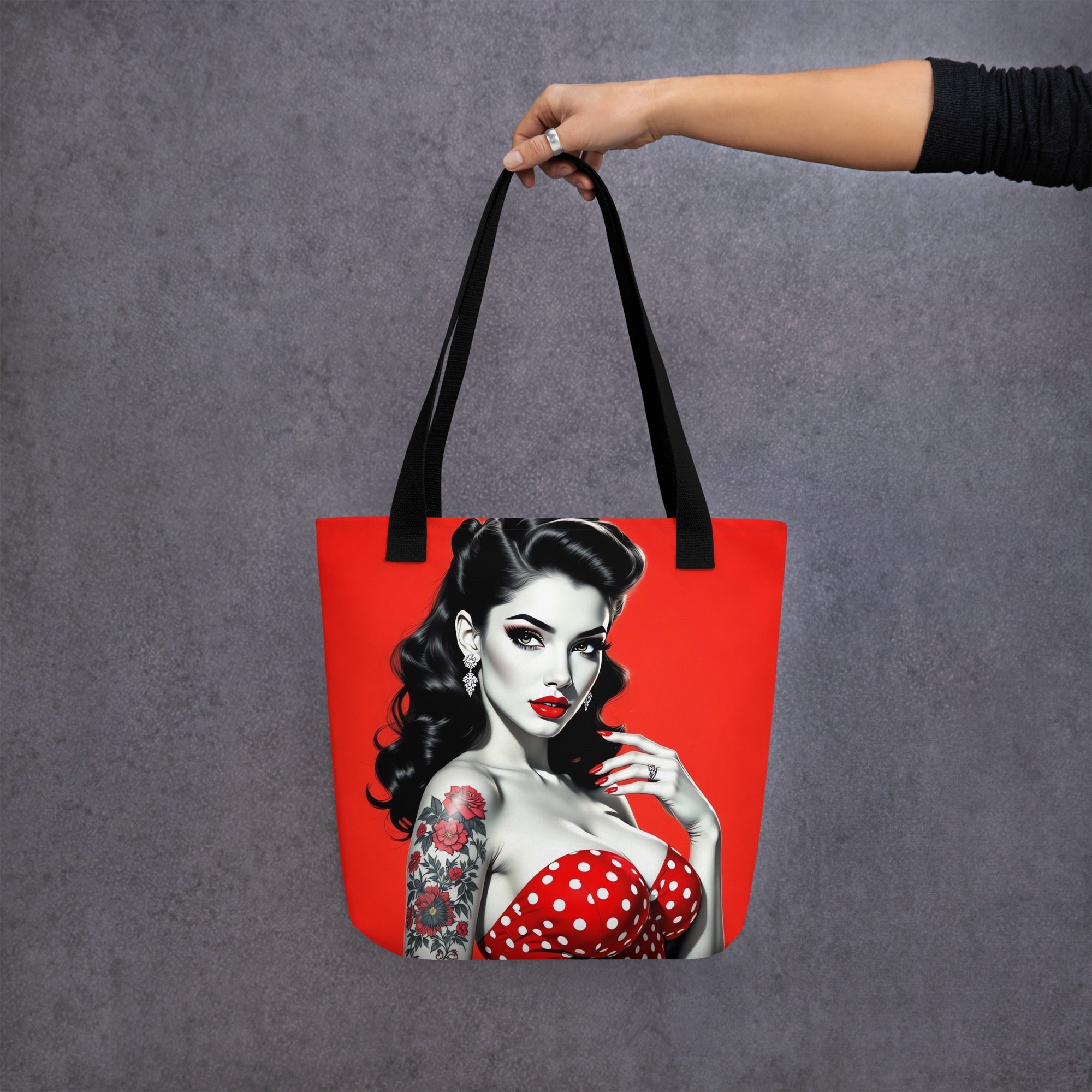 Hot Red Vintage THE TOTE BAG