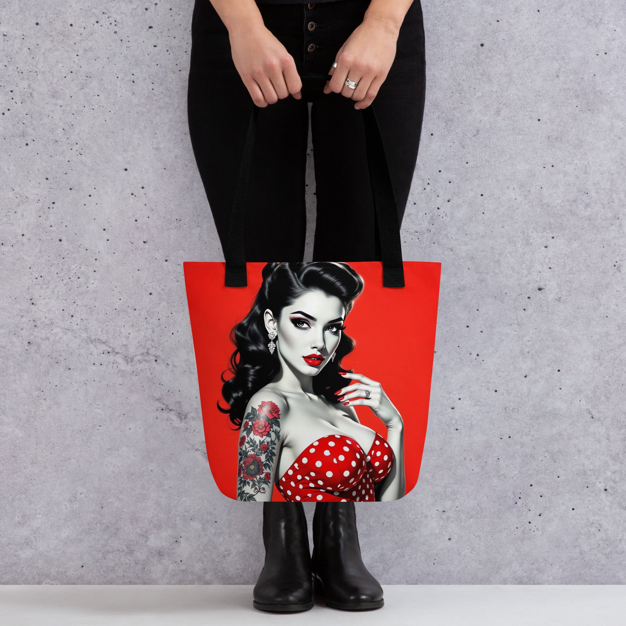 Hot Red Vintage THE TOTE BAG