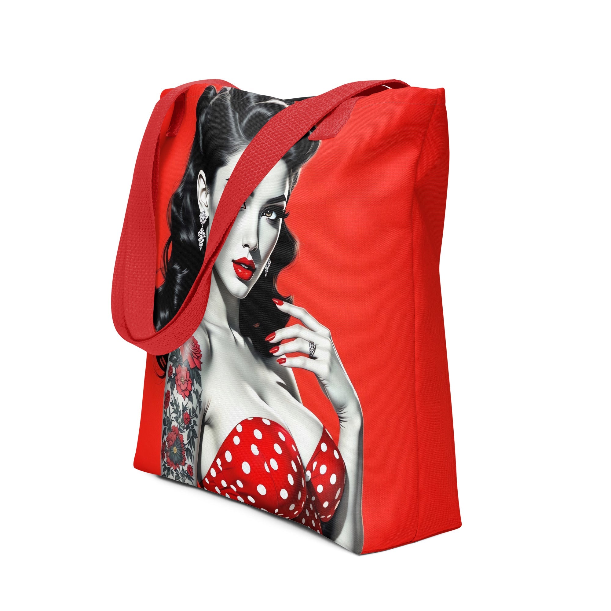 Hot Red Vintage THE TOTE BAG