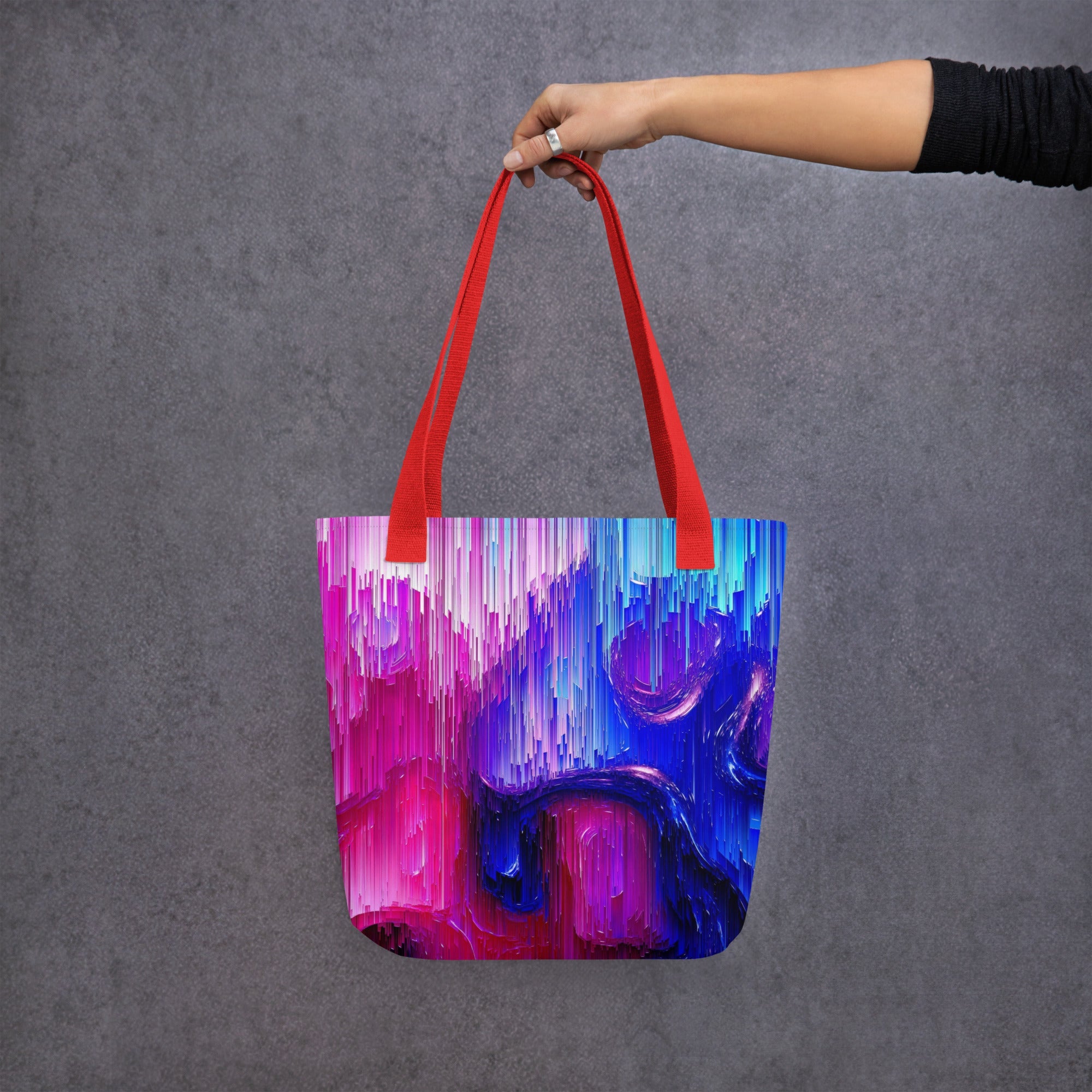 Red Blue Splash THE TOTE BAG