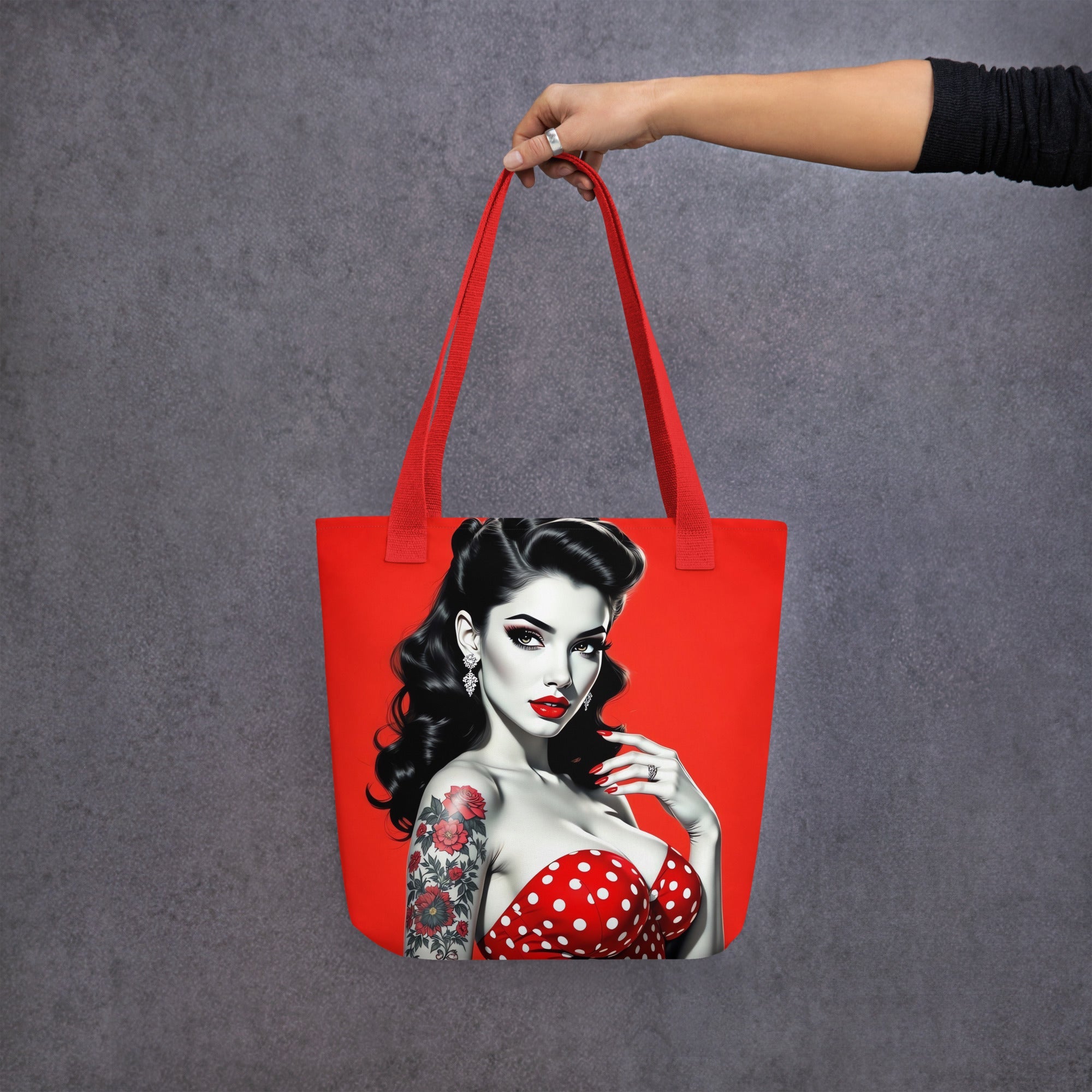 Hot Red Vintage THE TOTE BAG