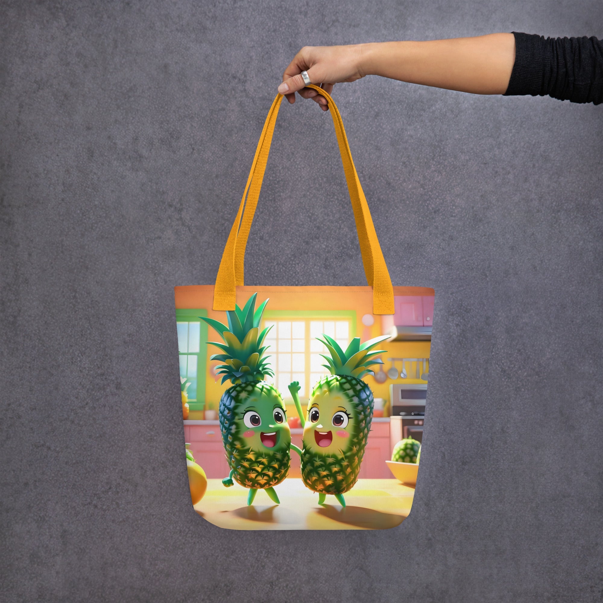 Happy Pineapple THE TOTE BAG