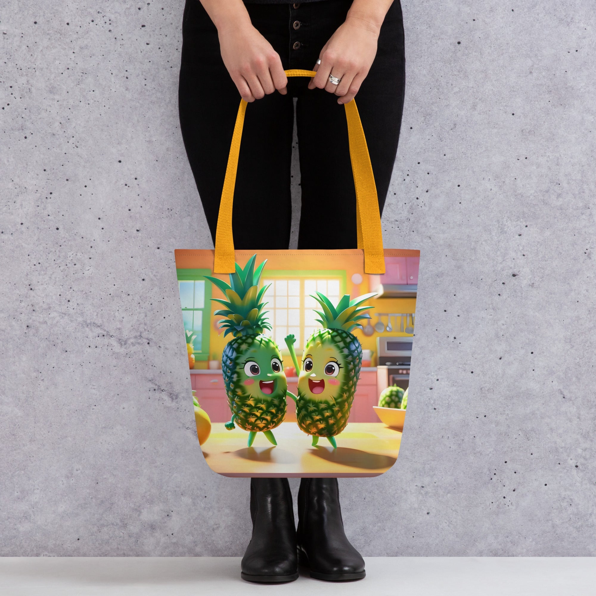 Happy Pineapple THE TOTE BAG